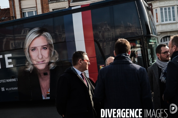 Marine le pen - retour a henin beaumont