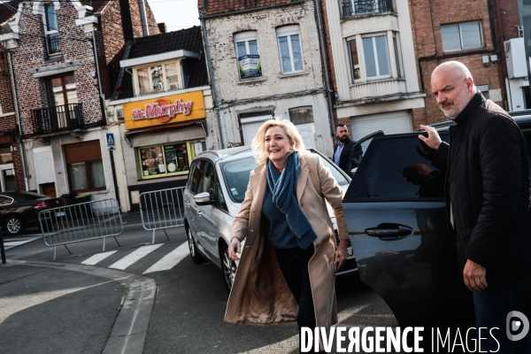 Marine le pen - retour a henin beaumont