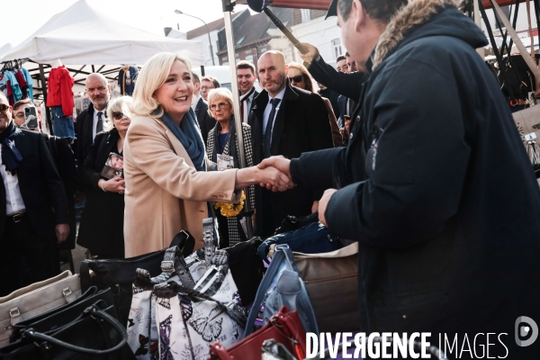 Marine le pen - retour a henin beaumont