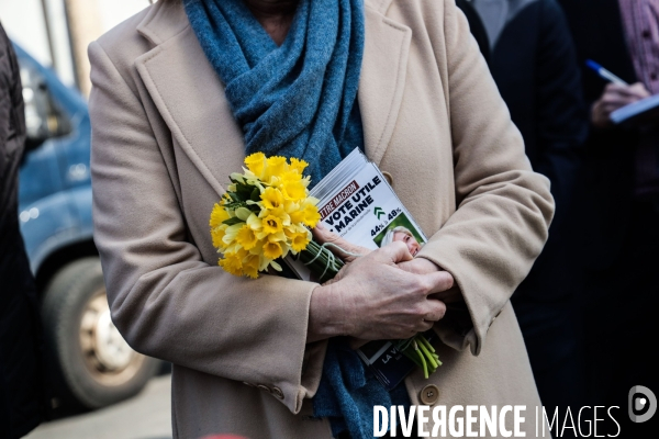 Marine le pen - retour a henin beaumont