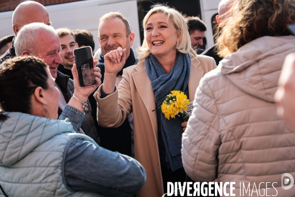 Marine le pen - retour a henin beaumont