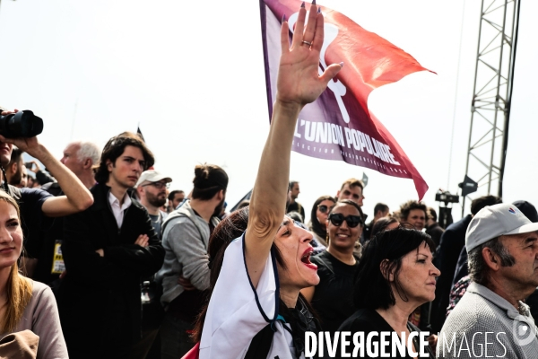 Jean luc melenchon - marche marseillaise pour la vie republique