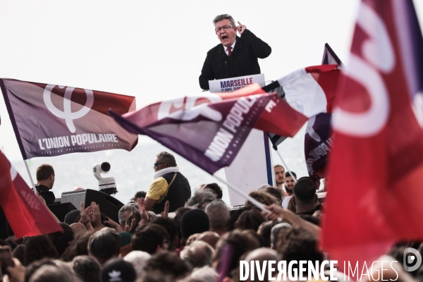 Jean luc melenchon - marche marseillaise pour la vie republique