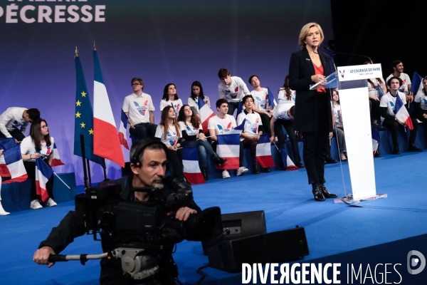 Valerie pecresse - meeting de la porte de versailles