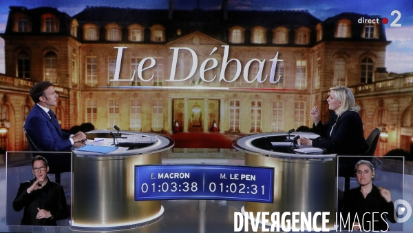 Debat televise election presidentielle 2022