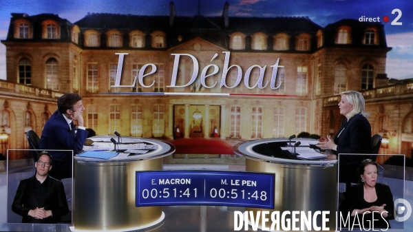 Debat televise election presidentielle 2022