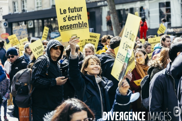 Marche Look up pour le climat et la justice sociale