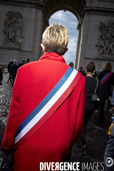 Commémoration du 107ème anniversaire du génocide des Arméniens en 1915 à l Etoile