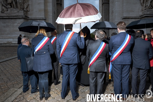 Commémoration du 107ème anniversaire du génocide des Arméniens en 1915 à l Etoile