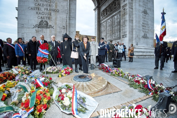 Commémoration du 107ème anniversaire du génocide des Arméniens en 1915 à l Etoile