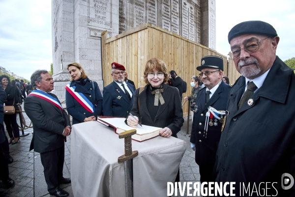 Commémoration du 107ème anniversaire du génocide des Arméniens en 1915 à l Etoile