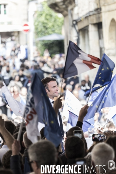 Déplacement d Emmanuel Macron dans le Lot.