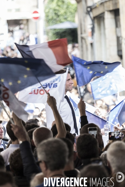 Déplacement d Emmanuel Macron dans le Lot.