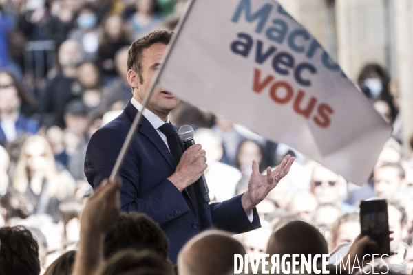 Déplacement d Emmanuel Macron dans le Lot.