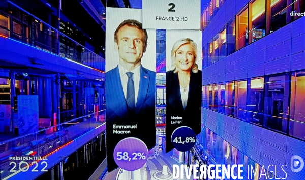 Estimations et résultats du 2 eme tour des élections présidentielles 2022