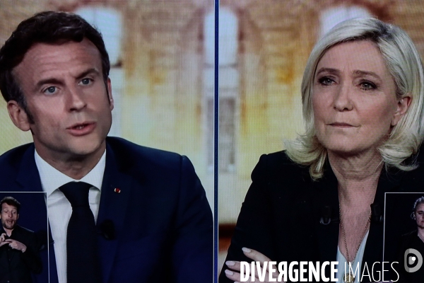 Macron le pen, le debat