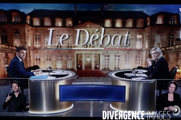 Macron le pen, le debat