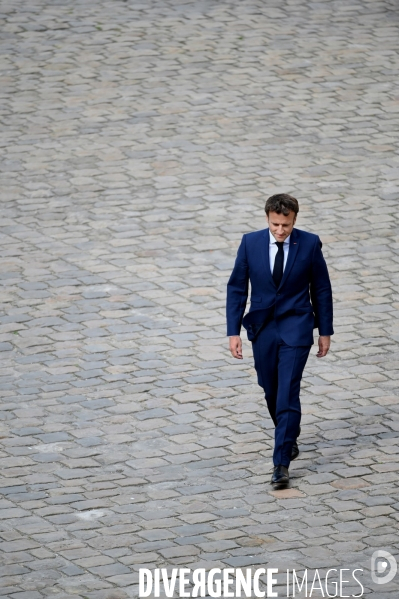Hommage national à Michel Bouquet aux invalides