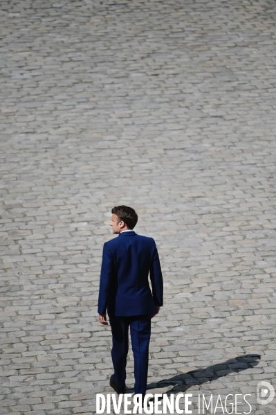 Hommage national à Michel Bouquet aux invalides