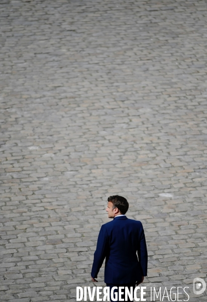 Hommage national à Michel Bouquet aux invalides