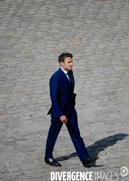 Hommage national à Michel Bouquet aux invalides