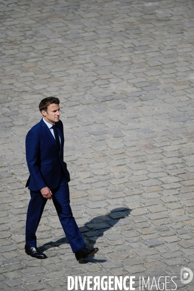 Hommage national à Michel Bouquet aux invalides