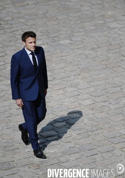 Hommage national à Michel Bouquet aux invalides