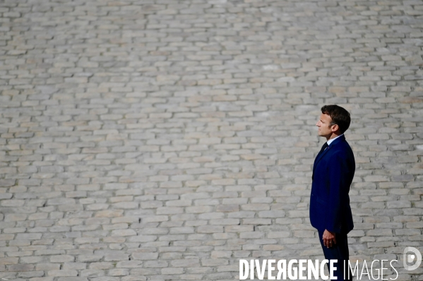 Hommage national à Michel Bouquet aux invalides