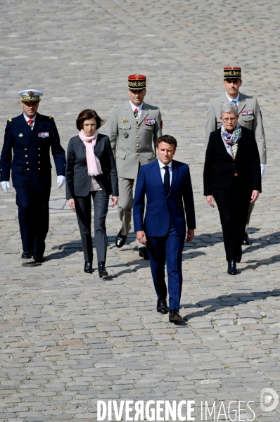 Hommage national à Michel Bouquet aux invalides