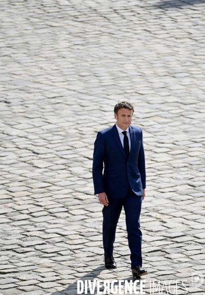 Hommage national à Michel Bouquet aux invalides