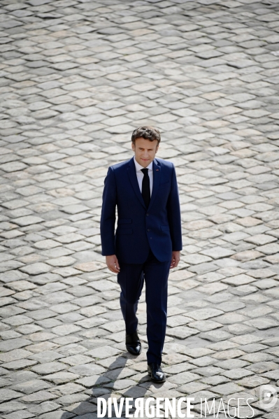 Hommage national à Michel Bouquet aux invalides