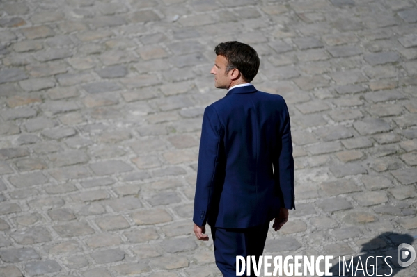 Hommage national à Michel Bouquet aux invalides