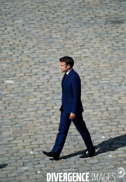 Hommage national à Michel Bouquet aux invalides