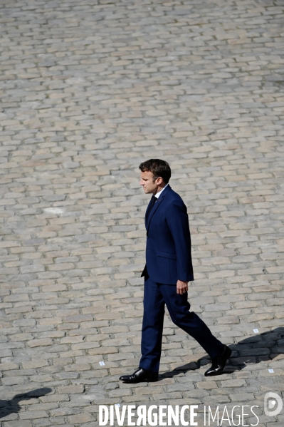 Hommage national à Michel Bouquet aux invalides