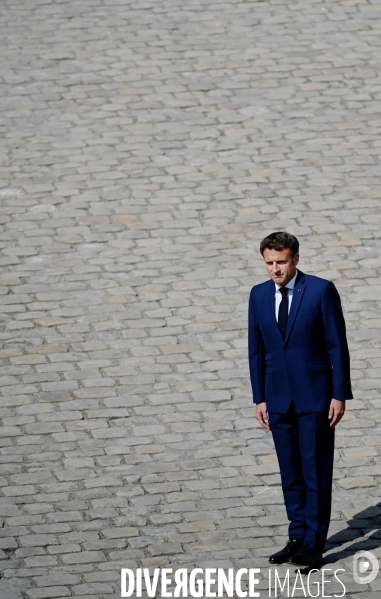 Hommage national à Michel Bouquet aux invalides