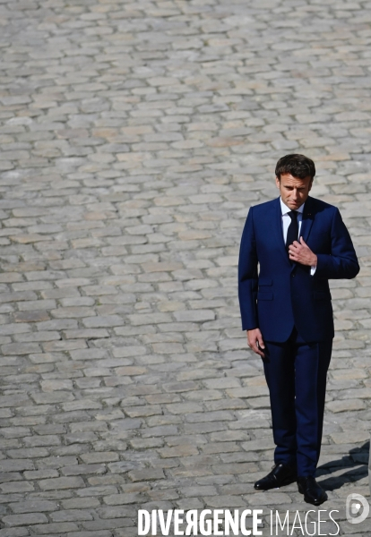 Hommage national à Michel Bouquet aux invalides