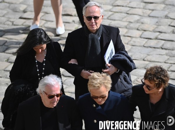 Hommage national à Michel Bouquet aux invalides