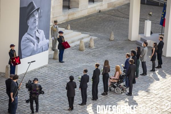 Cérémonie d hommage à Michel BOUQUET aux Invalides