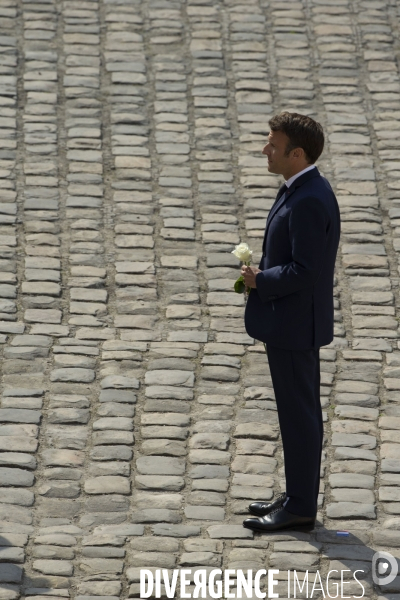 Cérémonie d hommage à Michel BOUQUET aux Invalides