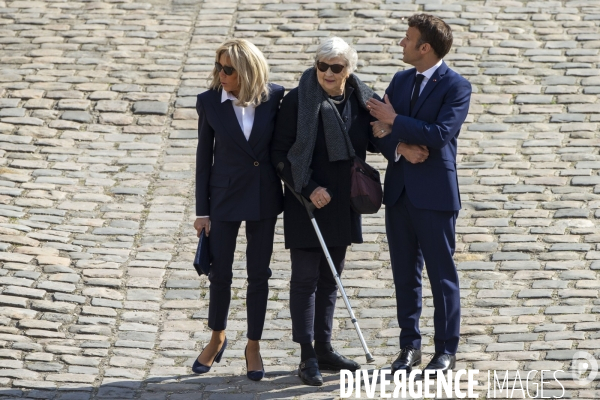 Cérémonie d hommage à Michel BOUQUET aux Invalides