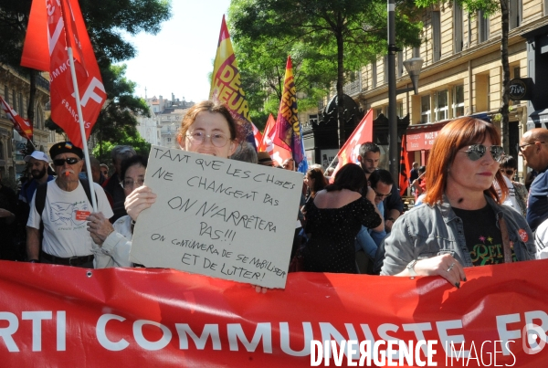 Manifestation du Premier Mai à Marseille