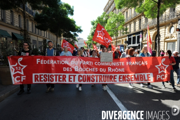 Manifestation du Premier Mai à Marseille