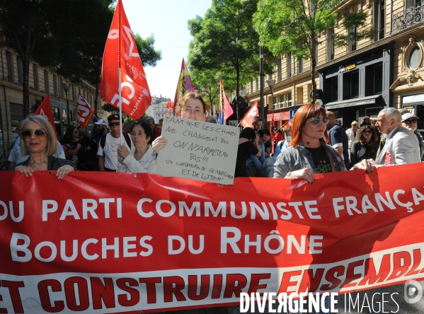 Manifestation du Premier Mai à Marseille