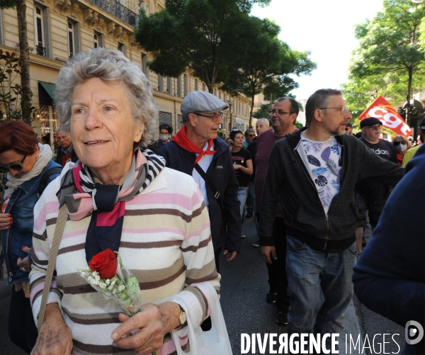 Manifestation du Premier Mai à Marseille