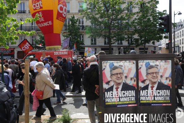 Défilé du 1er Mai à Paris