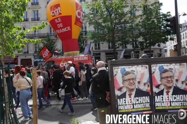 Défilé du 1er Mai à Paris