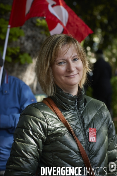 Hommage du 1 er mai Force Ouvriere au Mur des Fédérés