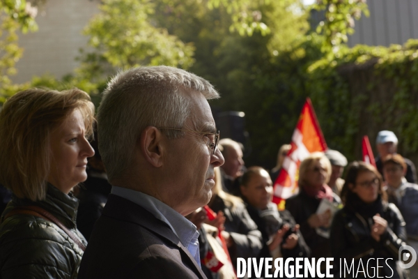 Hommage du 1 er mai Force Ouvriere au Mur des Fédérés