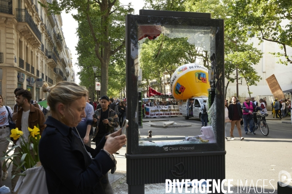 1 er mai , manifestation à Paris