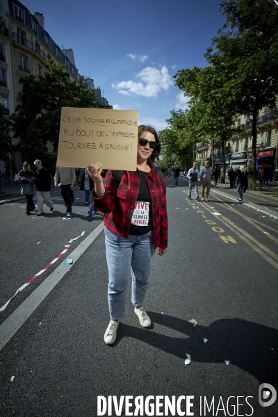 1 er mai , manifestation à Paris